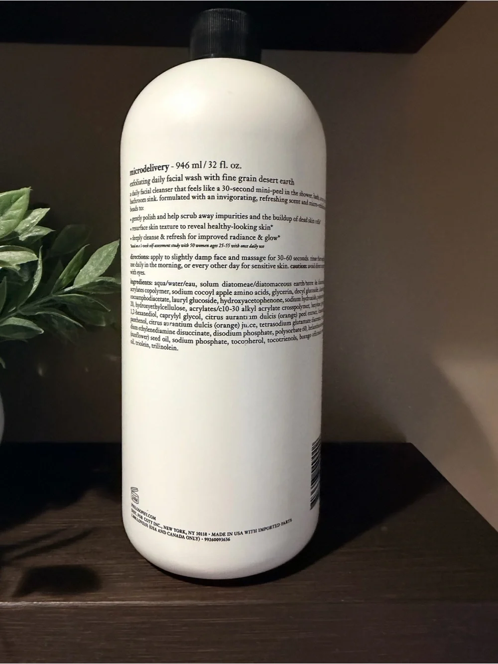 Philosophy Microdelivery Exfoliating Daily Facial Wash 32 fl oz